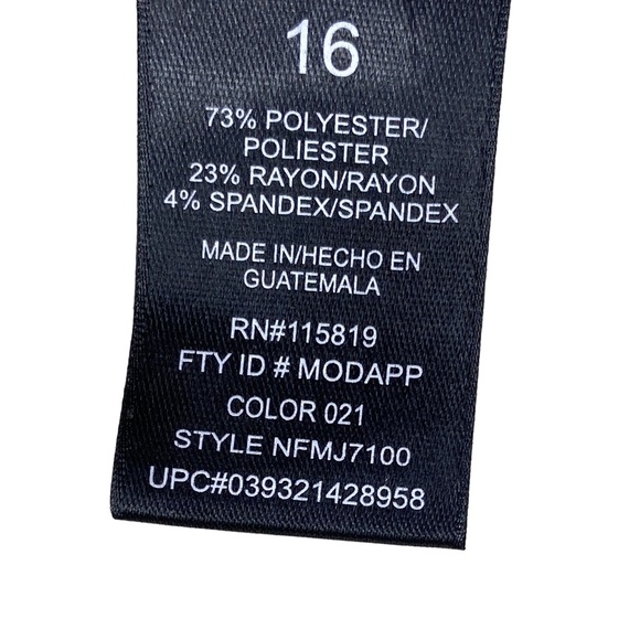 New NICOLE MILLER Capri Pants Essential Easy Care Pockets Wide Leg - Picture 9 of 9